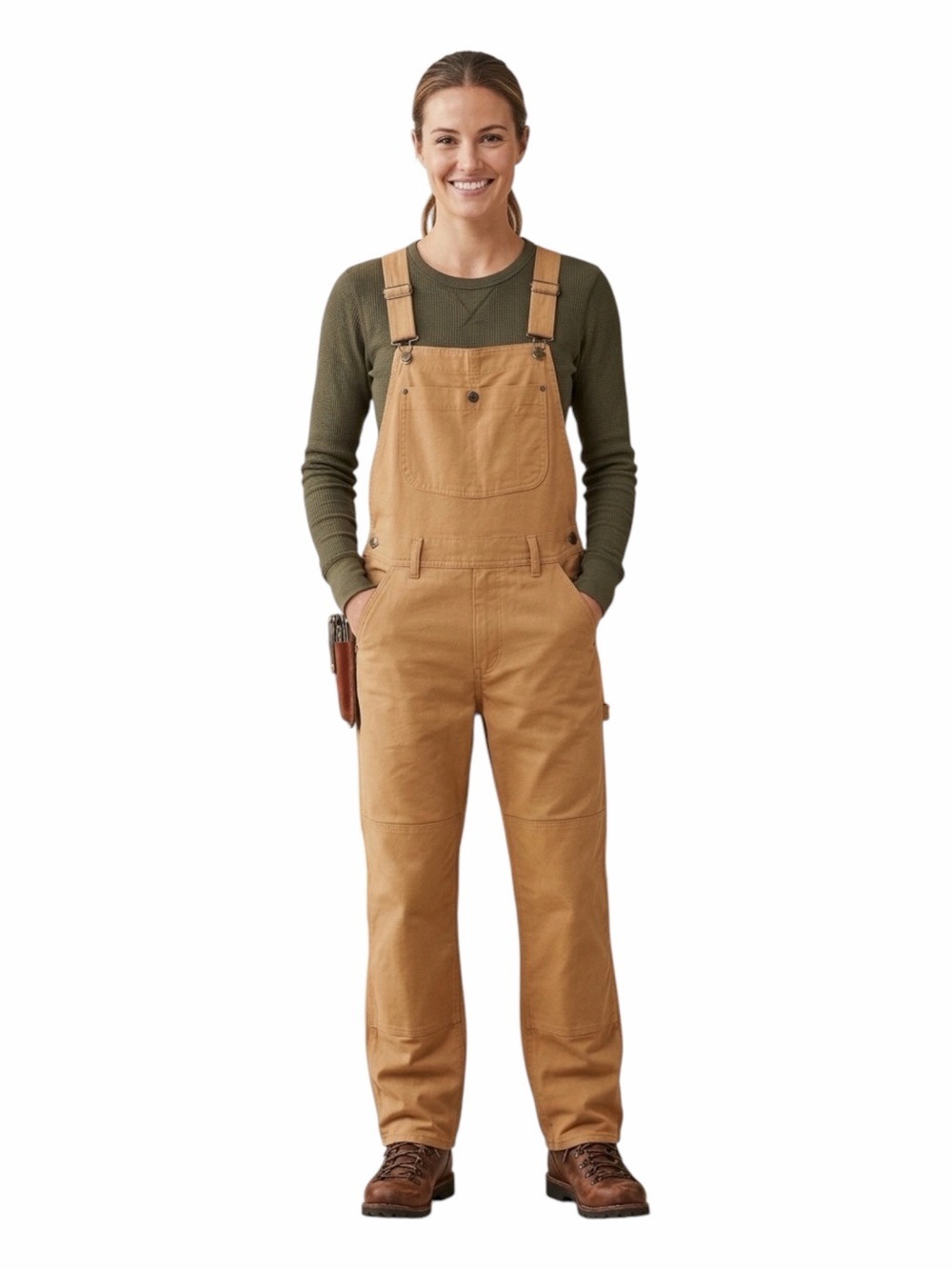 Patagonia All Seasons Hemp Canvas Bib Overalls Camel Tan Size Medium